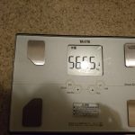 糖質制限46日目の体重