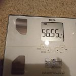 糖質制限51日目の体重