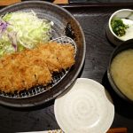 外食にとんかつ、ちょっと食べ過ぎた日。