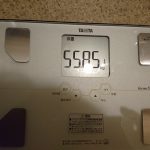 糖質制限63日目の体重と体脂肪