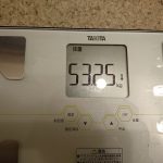 ダイエット82日目の体重