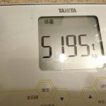 ダイエット148日目の体重