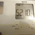 ダイエット162日目の体重